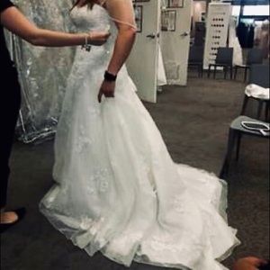 White Organza Wedding Gown